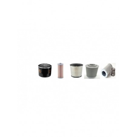 CASE (POCLAIN) CX18B Filter Service Kit w/Yanmar 3TNE74 Eng.