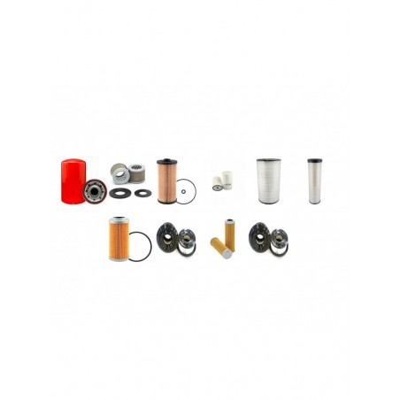 HIDROMEK HMK300LC Filter Service Kit w/Isuzu Ah6Hkix Eng.