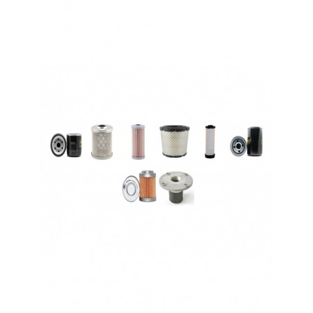 HITACHI ZX16 Filter Service Kit w/Isuzu Eng.