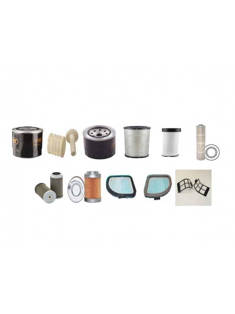 Hitachi ZX40U-2 Excavator Filter Kit