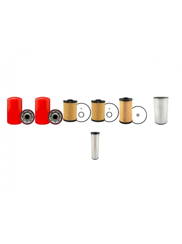 HITACHI ZX 870 LCH-3 Filter Service Kit Air Oil Fuel Filters w/ISUZU 6WG1XYSA-03 Eng.   YR  2006-