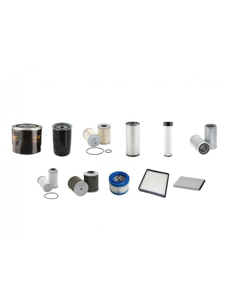 HYUNDAI R 55W-9A Filter Service Kit w/Yanmar 4Tnv98C Eng.