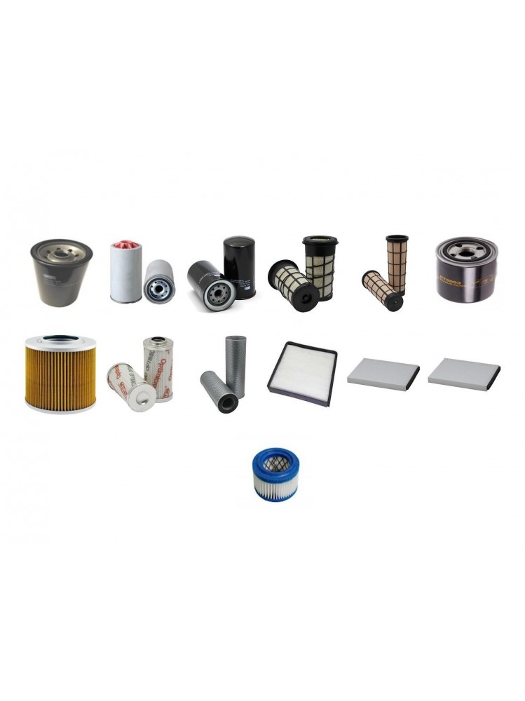 HYUNDAI R 145 CR-9 Filter Service Kit w/Mitsubishi D04FD-TAA Eng.   YR  2010-