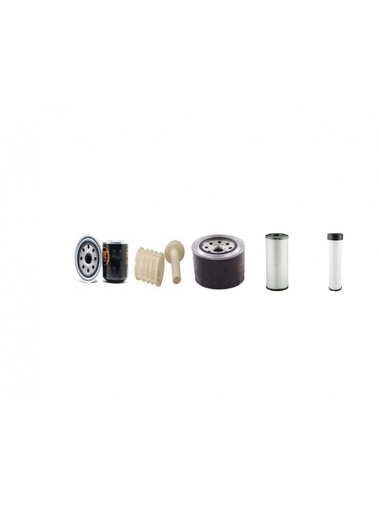 IHI 80 VX-2 Filter Service Kit Air Oil Fuel Filters w/Yanmar 4TNV98-ZVIK Eng.   YR  2008-