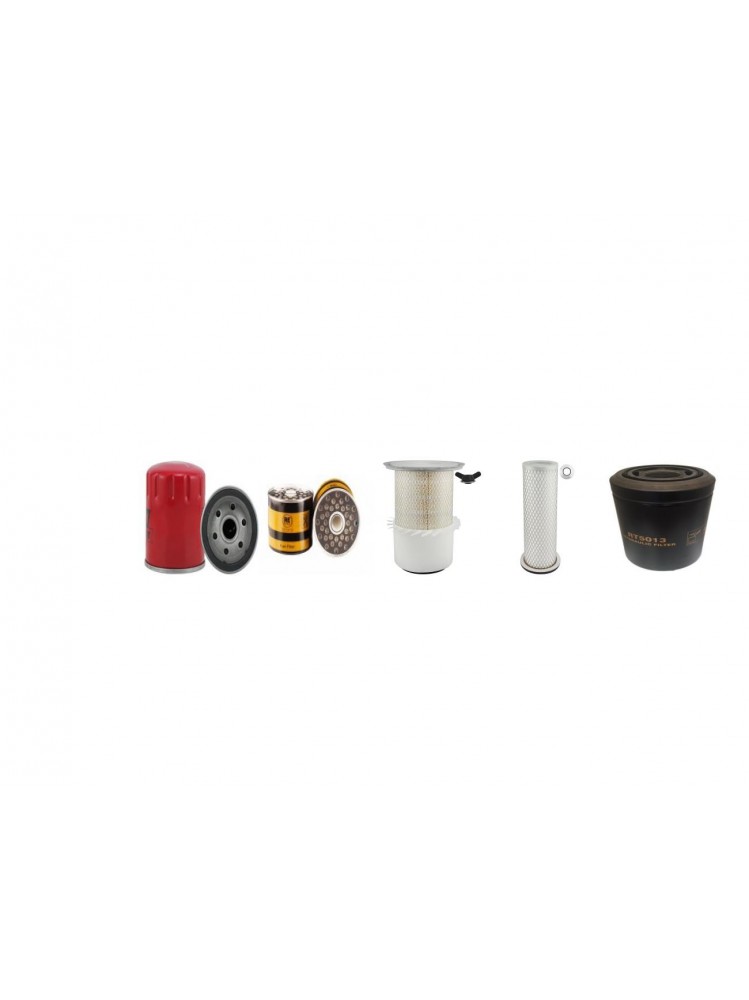 JCB ROBOT 165 Filter Service Kit w/PEUGEOT Eng.