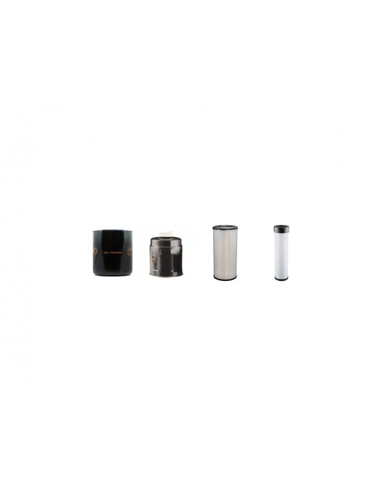 Jcb 410B ZX, 411B ZX Filter Service Kit - Air, Oil, Fuel Filters