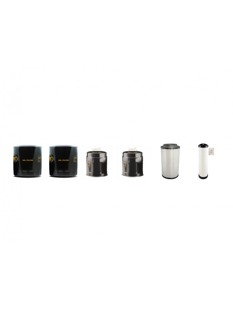 JCB 436 BHT/BZX/JT/ZX Filter Service Kit Air Oil Fuel Filters w/Perkins 1006.6T Eng.   YR  2000-2004