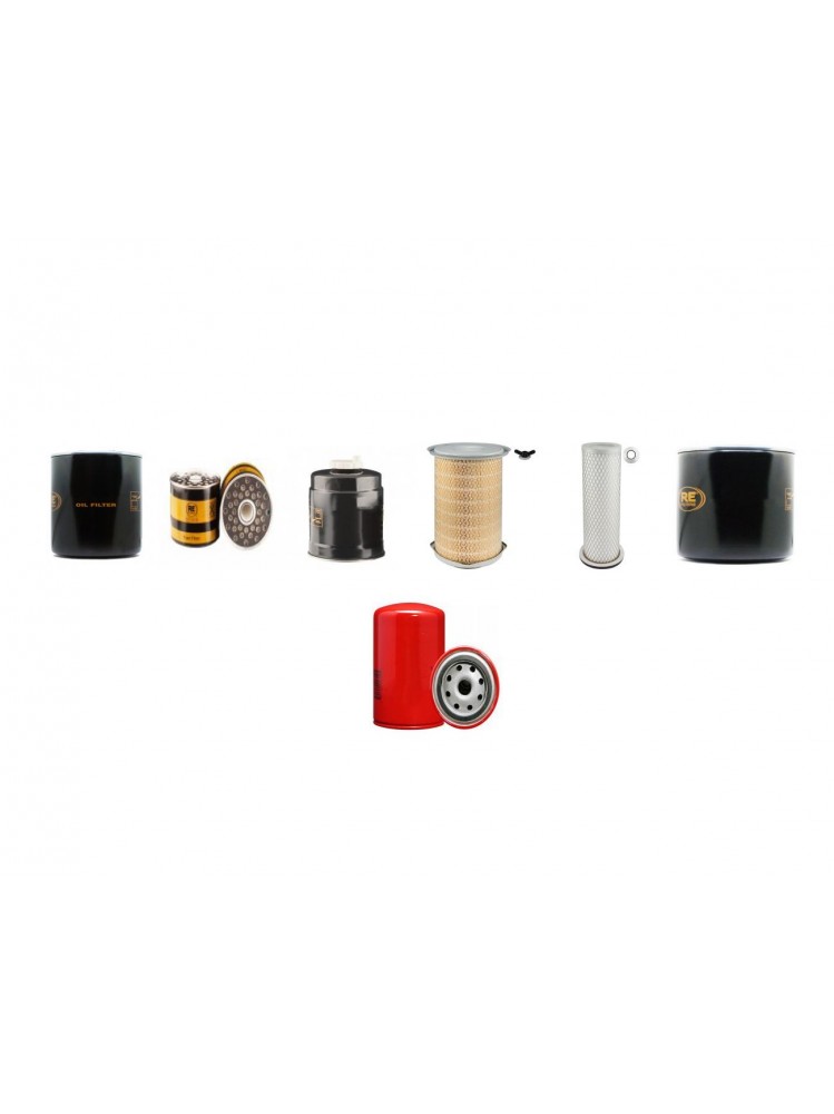 JCB 530-67 Filter Service Kit - TURBO ENGINE