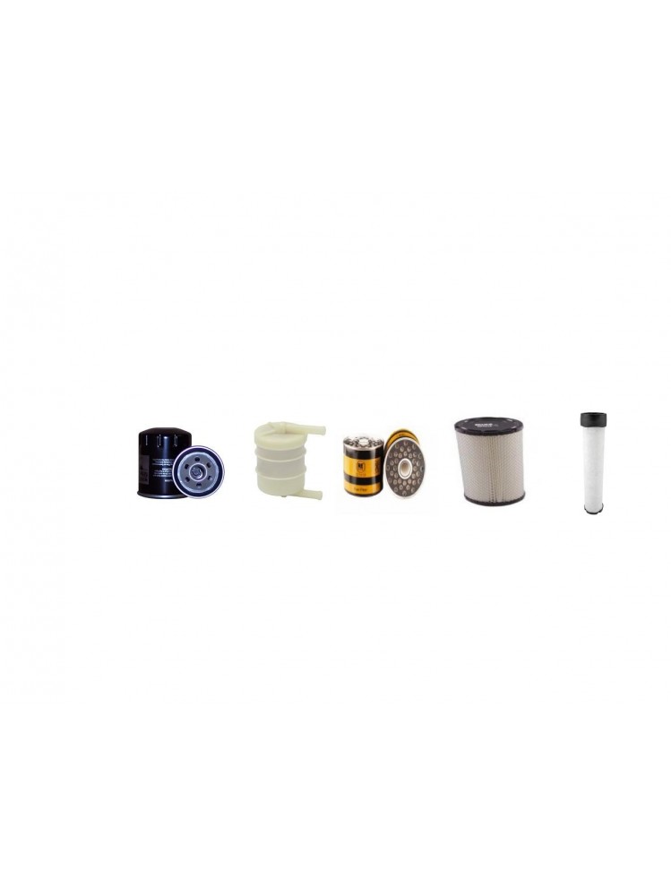 JCB 8027 Z / ZTS Filter Service Kit Air, Oil, Fuel Filters