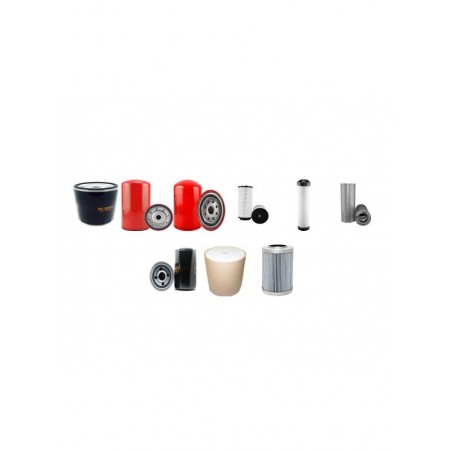 JCB JS 130 Filter Service Kit w/ISUZU 4BG1T-S1 Eng. SN  PA2788 YR  -2008