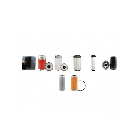 JCB JS210 Filter Service Kit w/Isuzu Bb-6Bgit Tier Ii Eng. 2003-