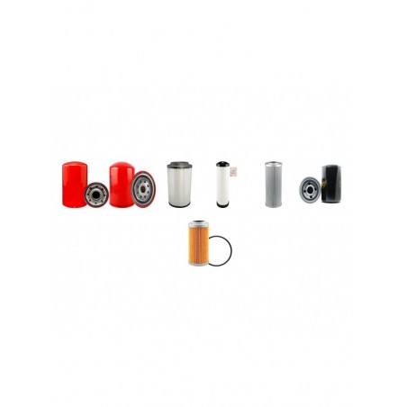 JCB JS240 Filter Service Kit w/Isuzu Eng. 2004-