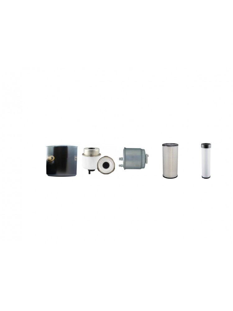 JCB ROBOT 190 T Filter Service Kit w/JCB 444N2 Eng. Air, Oil, Fuel Filters