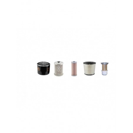 KOBELCO BAGGER SK09SR Filter Service Kit w/Yanmar 2TNE68-YB Eng. Air, Oil, Fuel Filters
