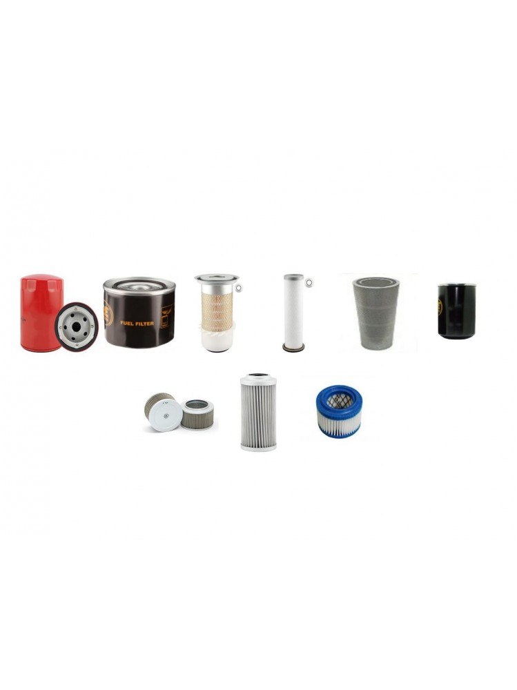 KOBELCO SK 60-3 Filter Service Kit w/Isuzu 4Jb1 Eng.