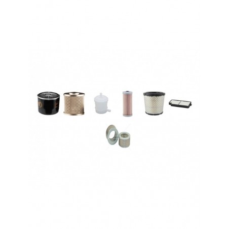 Komatsu PC20 MR-2 Filter Service Kit W/ 3D76E Engine