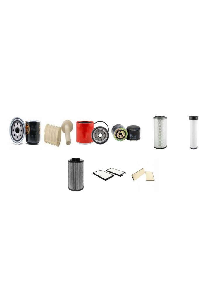 KOMATSU PC 80 MR-3 Filter Service Kit w/KOMATSU 4D98E Eng.