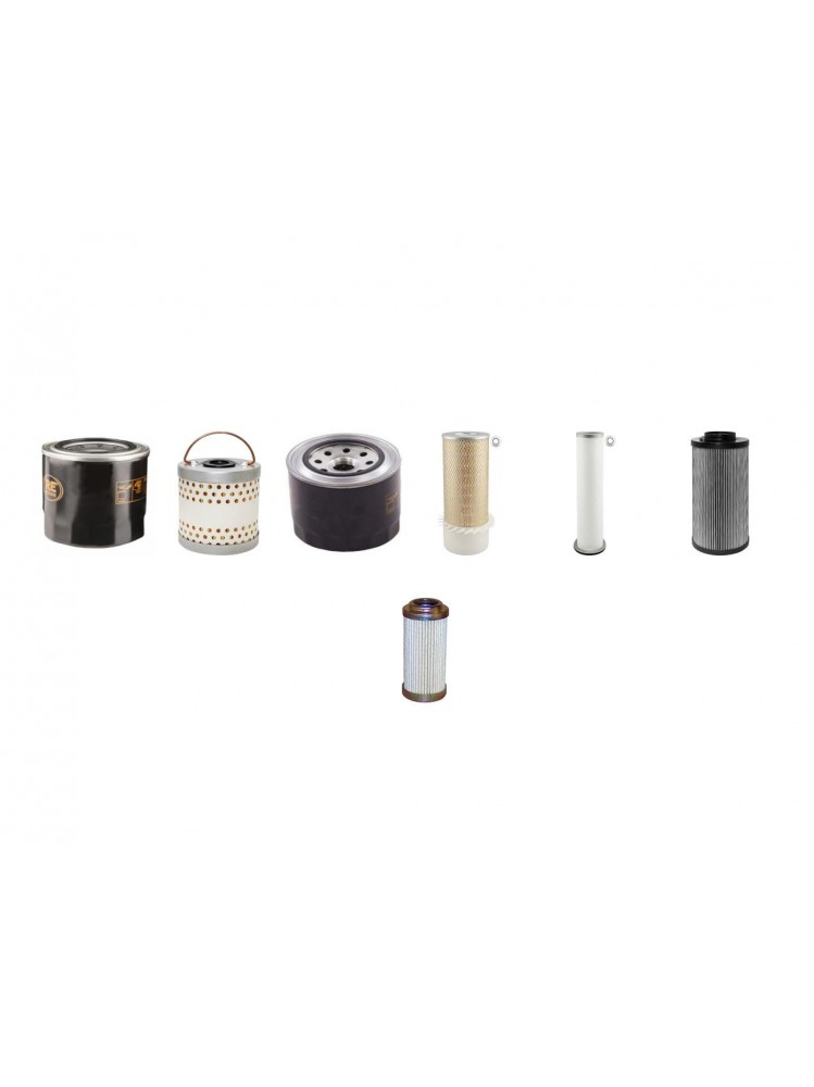 KOMATSU PC 110R-1 Filter Service Kit w/KOMATSU S4D106E-1FB Eng.