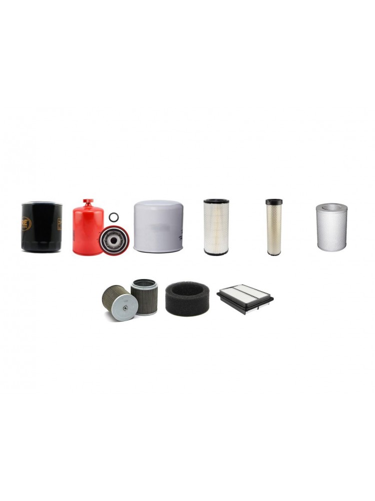 KOMATSU PC 160LC-7K Filter Service Kit w/SAA 4D102E-2 Eng.