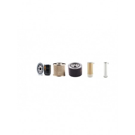 KOMATSU WB70A Filter Service Kit Air Oil Fuel Filters w/Yanmar 4D98E Eng.