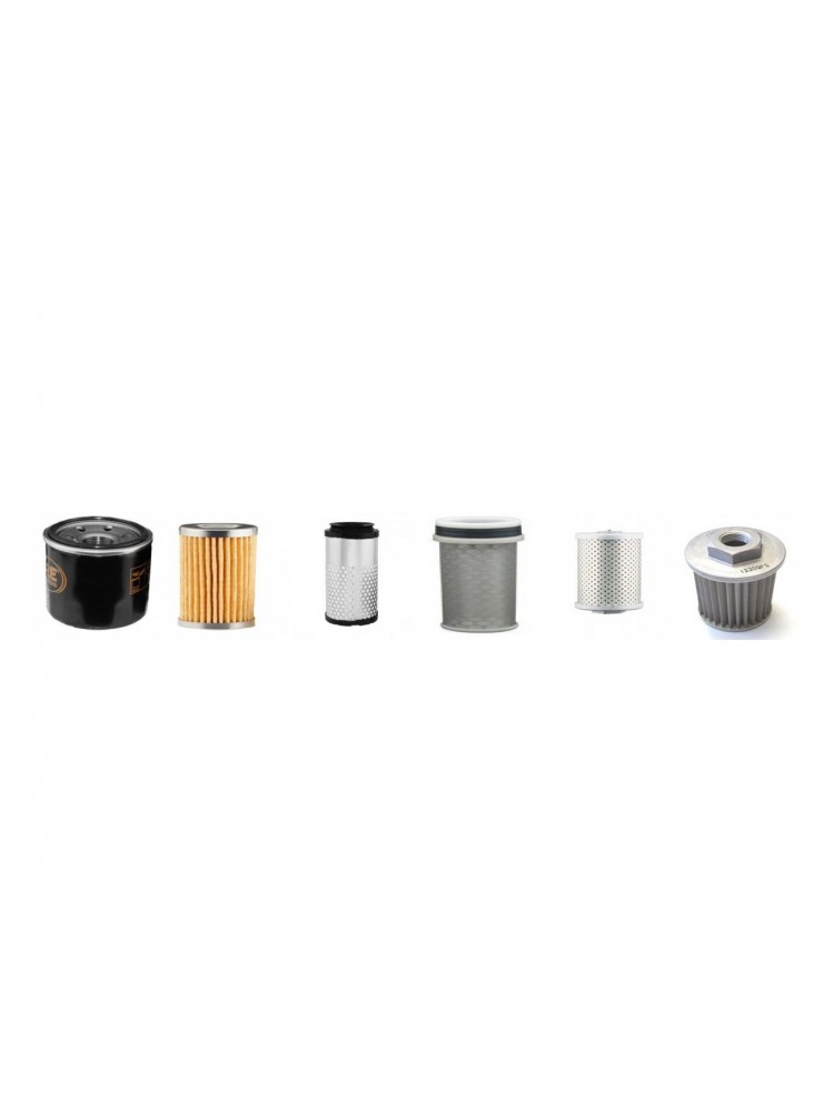 Kubota K008 Mini E xcavator Filter Kit