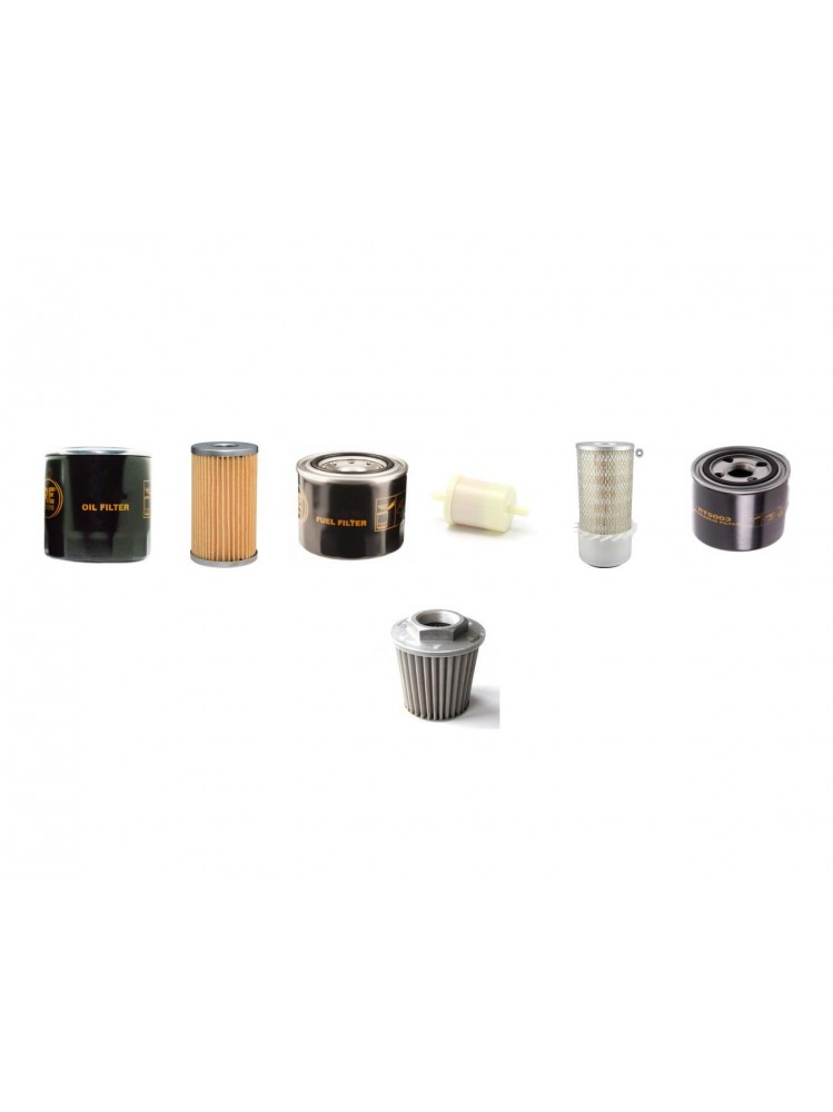 Kubota KH130 Mini E xcavator Filter Kit