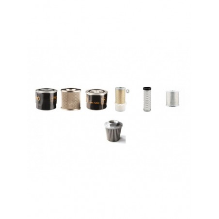 KUBOTA KX61-2S Filter Service Kit w/Kubota D 1105Ebh6 Eng.