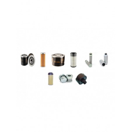 KUBOTA KX101-3a (a2) Filter Service Kit w/Kubota D 1503Mebh4Ecn Eng.