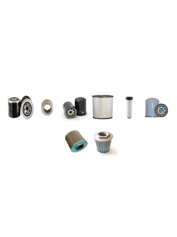 Kubota KX251 Filter Service Kit - full kit