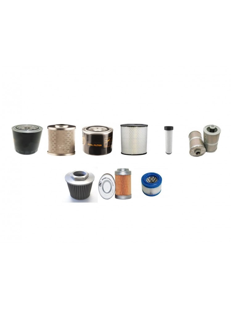 KUBOTA U 50-3 ALPHA Filter Service Kit w/Kubota D 2203MEBH Eng.
