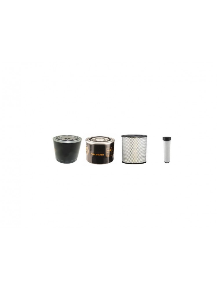 KUBOTA U 50-3 ALPHA Filter Service Kit w/Kubota D 2203MEBH Eng.  Air, Oil, Fuel Filters