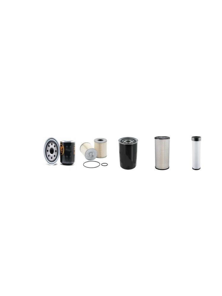 LIEBHERR L 507 Typ 1260 Filter Service Kit Air Oil Fuel Filters w/Yanmar 4TNV98C-PJLW Eng.