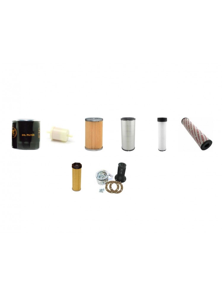 MANITOU MSI 25 T Serie 2-E3 Filter Service Kit w/KUBOTA V 2403-M-T-E3 Eng.