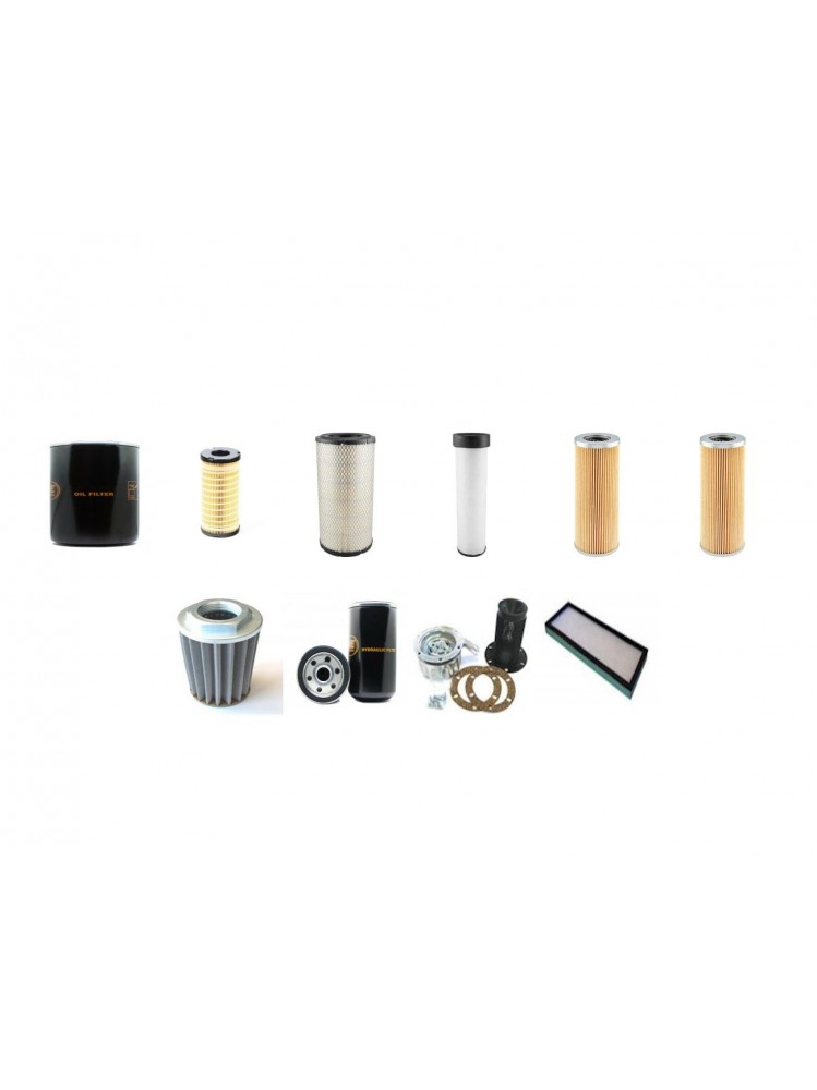 MANITOU MT 1335 SL TURBO Serie 3 Filter Service Kit w/Perkins 1104C-44T Eng.   YR  2005-