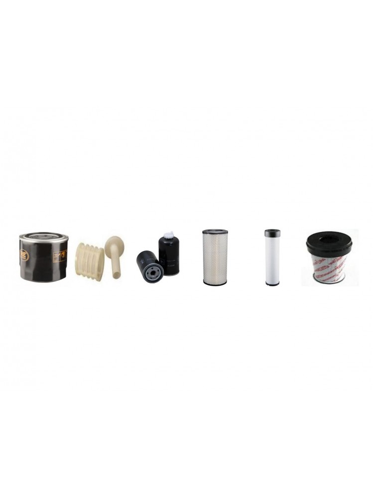 NEUSON 7523 Filter Service Kit w/Yanmar 4TNW98 Eng.