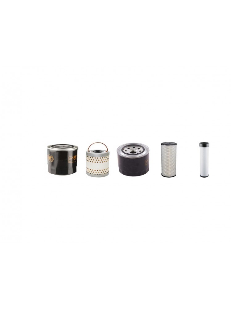 NEUSON 12002 RD Filter Service Kit Air Oil Fuel Filters w/Yanmar 4TNE106T-NS Eng. SN   -AB 03158 YR  -2005 98CH