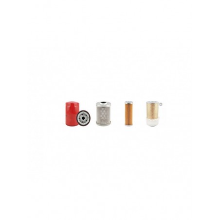 HANIX N350-2 Filter Service Kit Air Oil Fuel Filters w/Mitsubishi K4E Eng. SN 3160051-