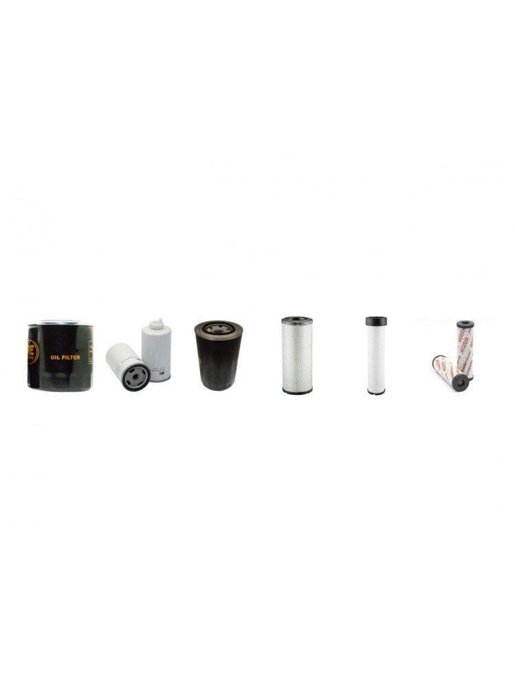 RACO 2500 HSK Filter Service Kit w/Kubota V 2607T Eng.