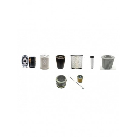 TAKEUCHI TB80FR Filter Service Kit w/Yanmar Eng. Serial No -17820256