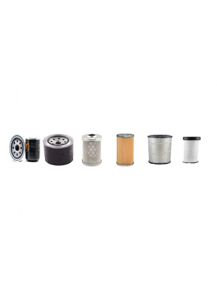 Takeuchi TB145 Filter service Kit Air, Oil, Fuel Filters Before SN 14513260