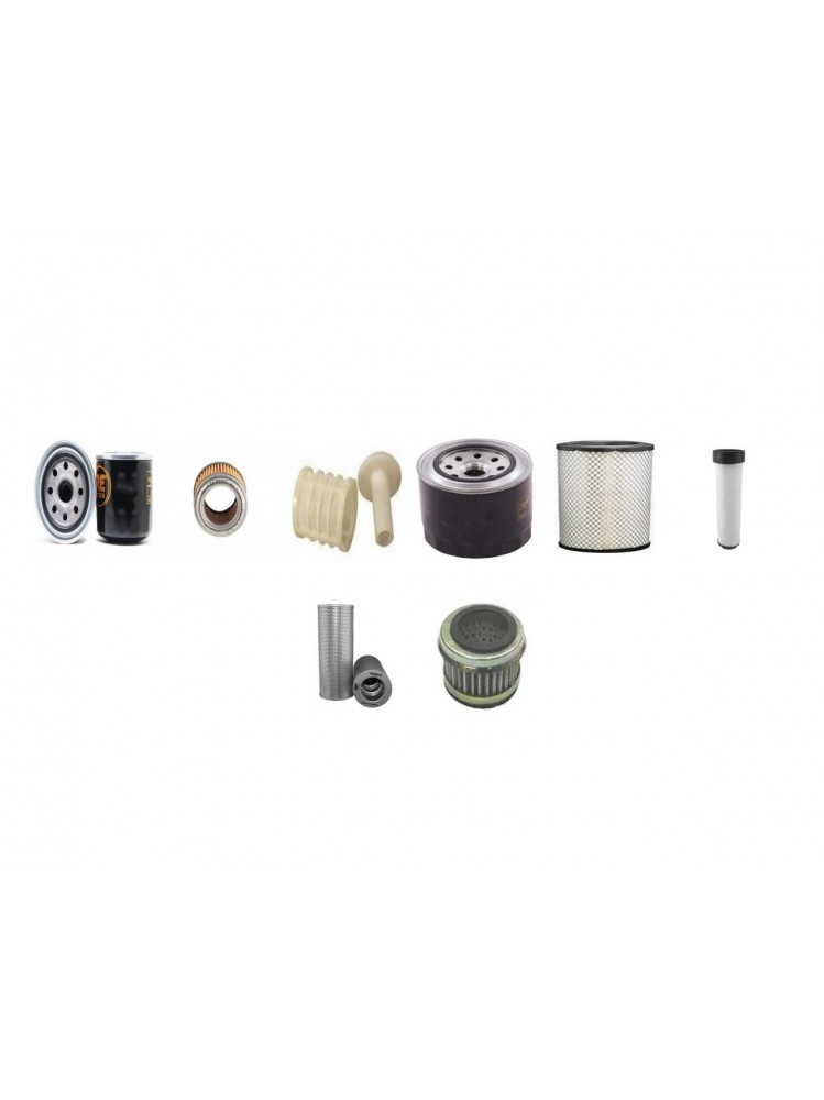 Takeuchi TB180FR Filter Service Kit -2007 Yanmar 4TNV98 Eng