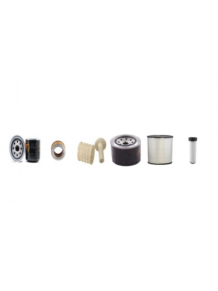 Takeuchi TB180FR Filter Service Kit Air, Oil, Fuel Filters -2007 Yanmar 4TNV98