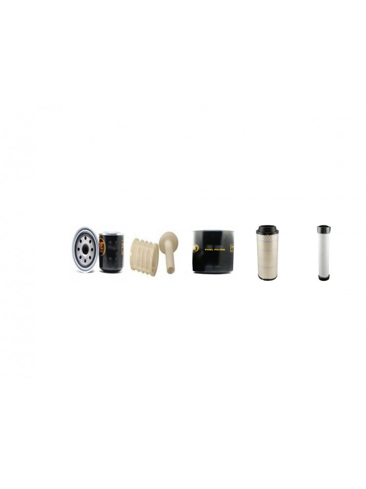 TAKEUCHI TL 230 Filter Service Kit Air Oil Fuel Filters w/Yanmar 4TNV98 Eng.