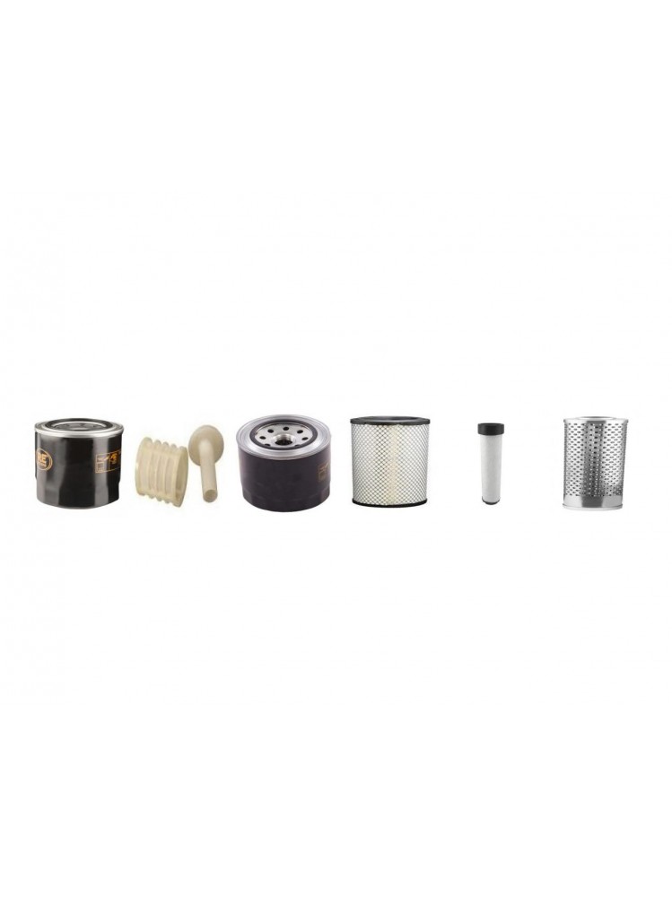 THWAITES MACH 345 Filter Service Kit w/Yanmar 4TNV88 Eng.   YR  2005-