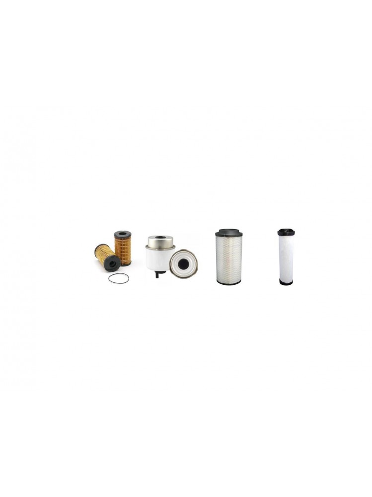 VOGELE SUPER 1600-1 (EP/MMI) Filter Service Kit Air Oil Fuel Filters w/Perkins 1104C-44TA Eng.