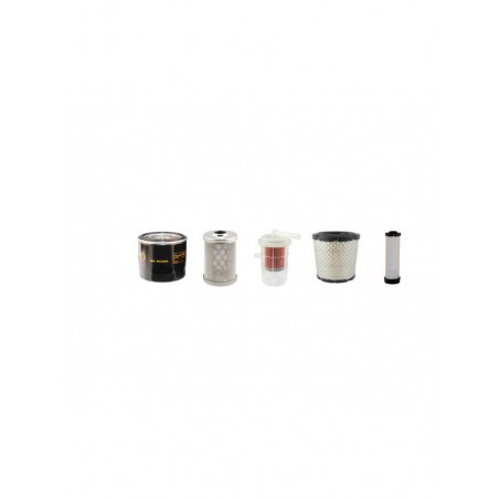 VOLVO EC15 Filter Service Kit Air Oil Fuel Filters w/Mitsubishi Eng.