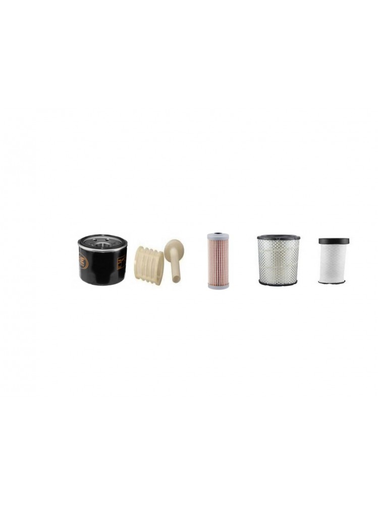 VOLVO ECR 28 Filter Service Kit w/Volvo D1.2ACAE2 Eng. Air, Oil, Fuel Filters