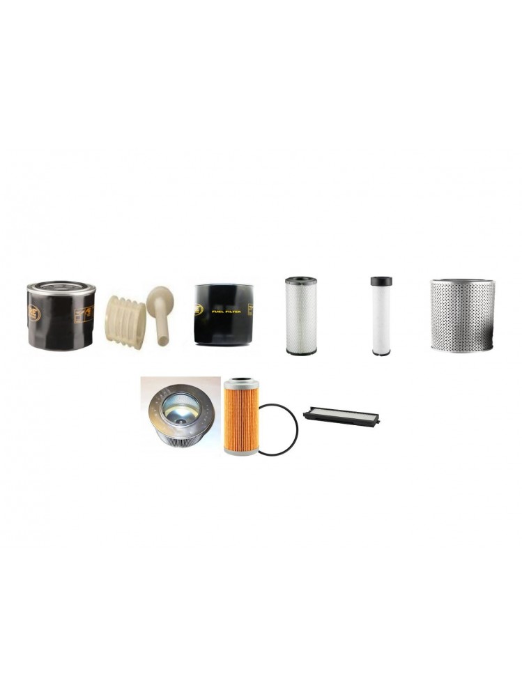 Volvo ECR88 Filter Service Kit S/N 10750-