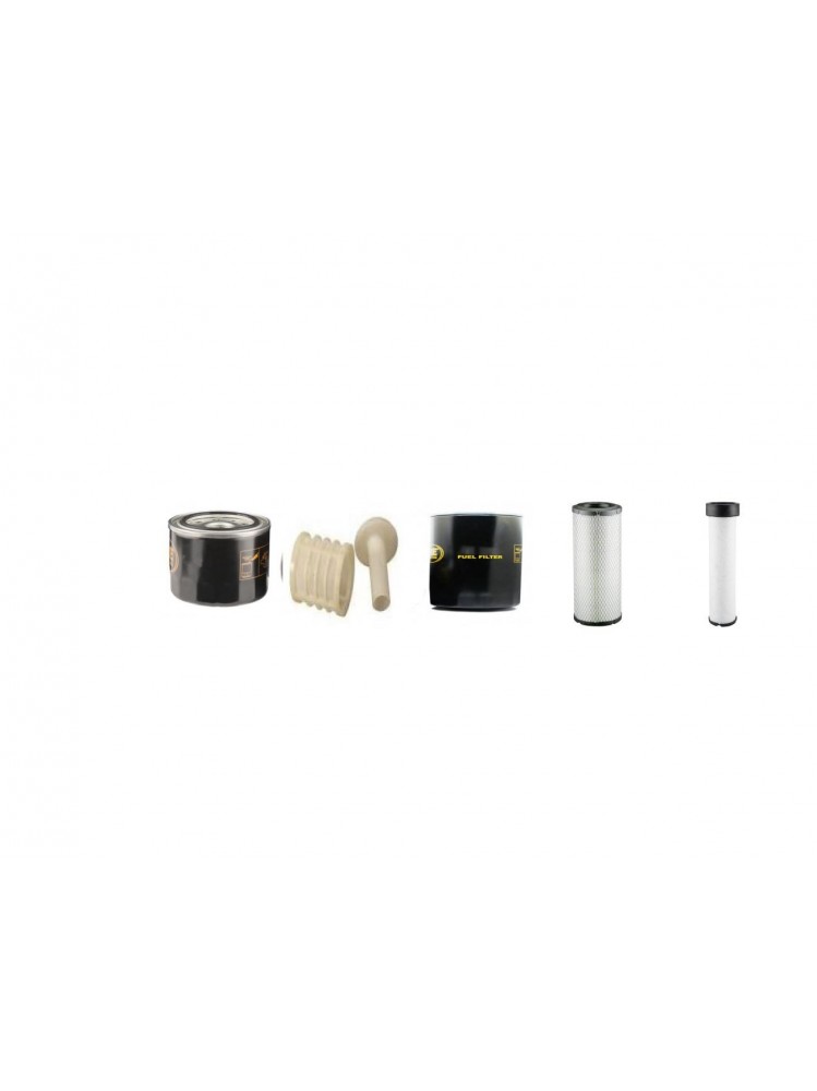 Volvo ECR88 Filter Service Kit S/N 10750- - Air, Oil, Fuel Filters