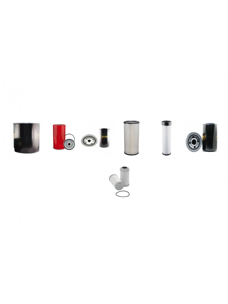 VOLVO ECR 145 D/DL Filter Service Kit w/Volvo D6H Eng. 2012-